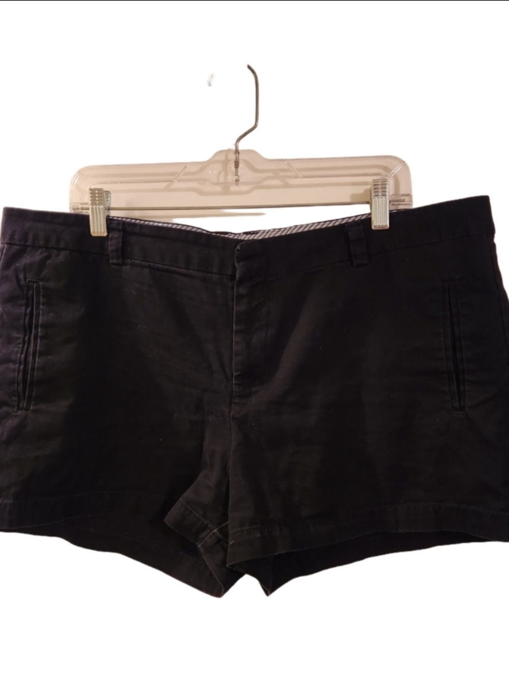 JCPenney Black Women's Cotton Blend Shorts